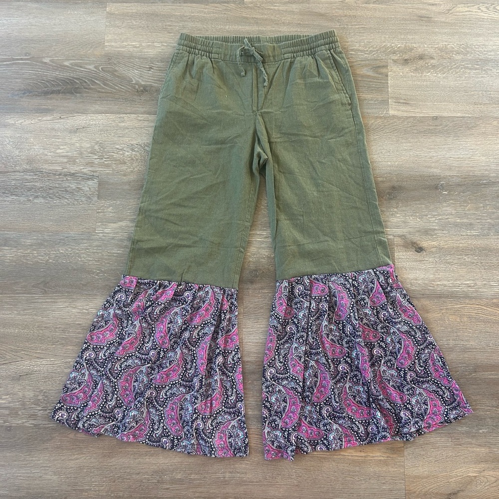 Upcycled Hippie Bell Bottoms